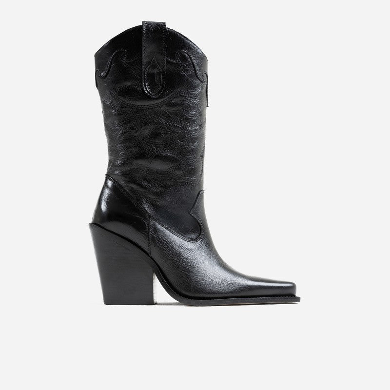 Bonderia Boot Shiny Black