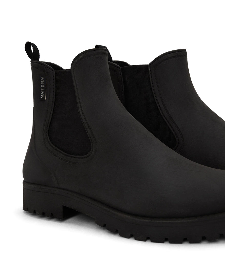 Laney Black Vegan Boots