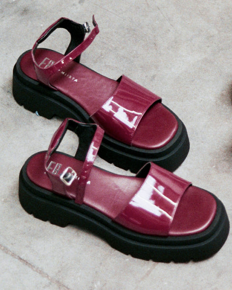 Pauline Sangria Red Patent