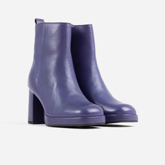 Melanie Ankle Boots Purple