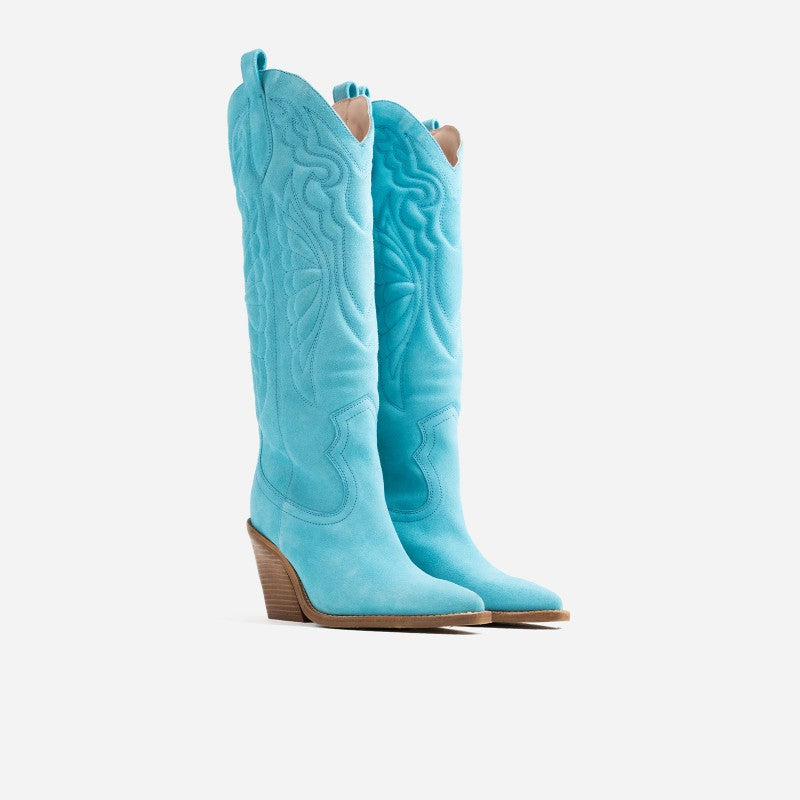 New Kole High Boots Turquoise