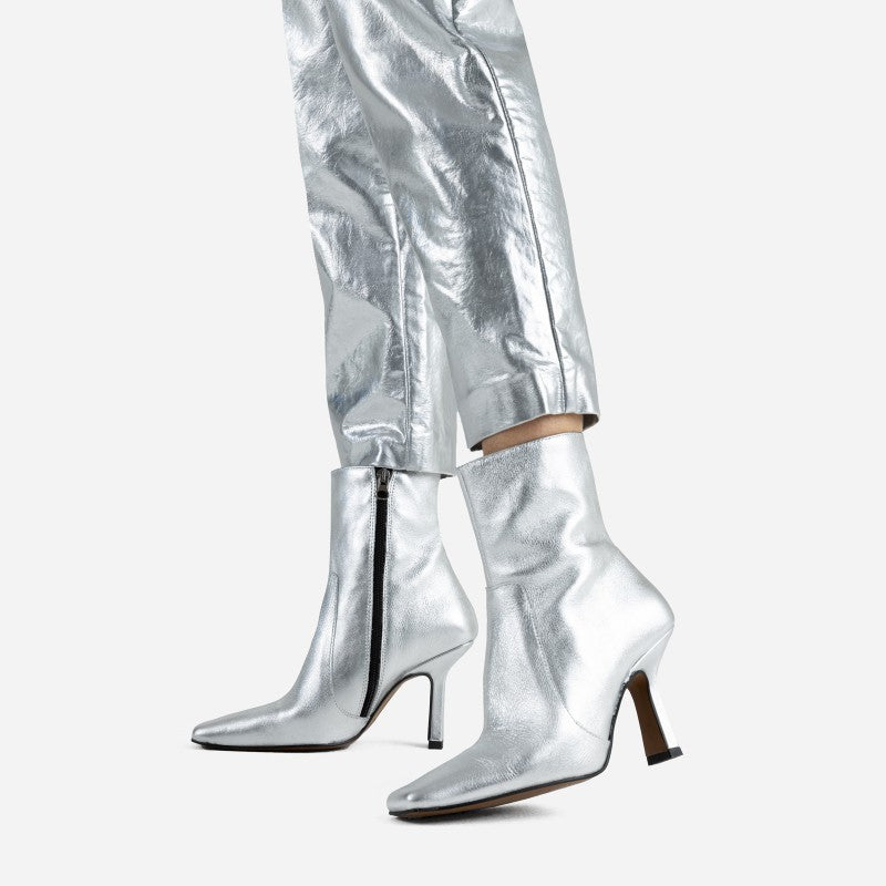 Bonitta Silver Boots