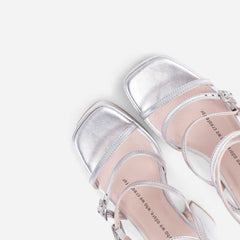 New Spice Silver Sandals