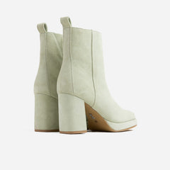 Melanie Pastel Green Boots
