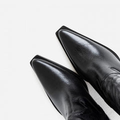 Bonderia Boot Shiny Black