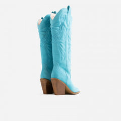 New Kole High Boots Turquoise