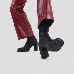 New Melanie Stretch Boots Black