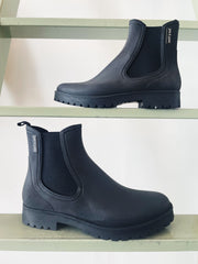 Laney Black Vegan Boots