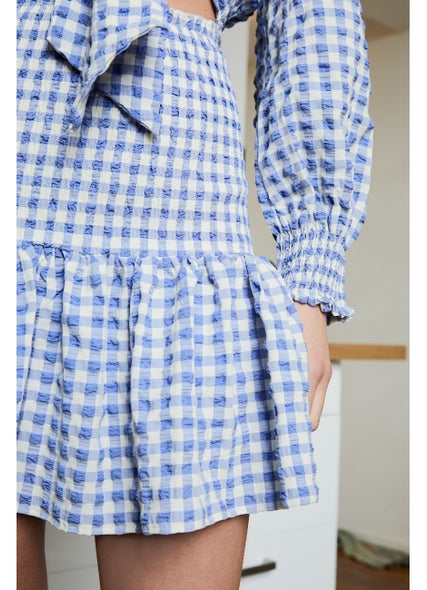 Vichy Skirt Blue