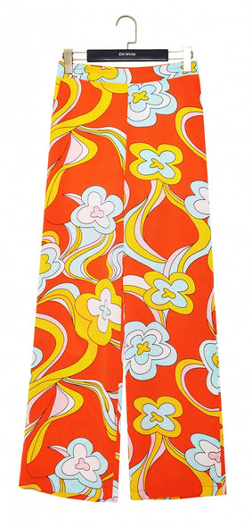 Pantalon Orange Floral