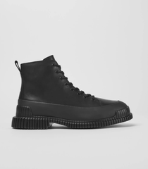 Pix Black Lace Up Boot Black