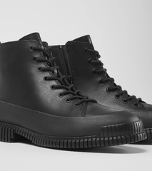 Pix Black Lace Up Boot Black