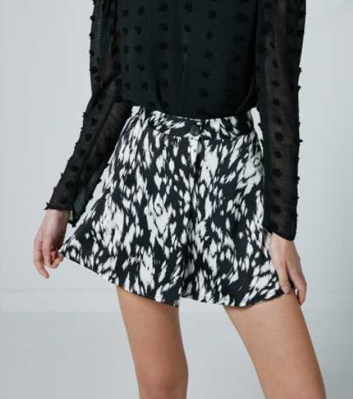 Shorts Noir Tie Dye