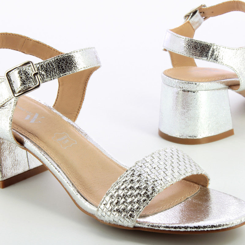 Silver Sandals