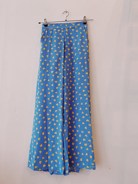 Hearted Pants Blue
