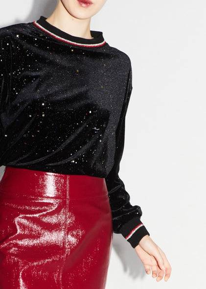 Mila Cosmic Velvet Sweatshirt