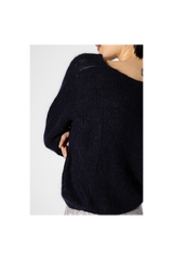 Romy Baby Alpaca black knitwear