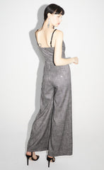 Jumpsuit paillettes grey