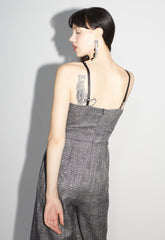 Jumpsuit paillettes grey