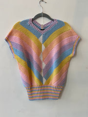 Wooly rainbow vest - Helen Homonn