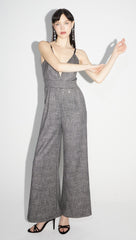 Jumpsuit paillettes grey