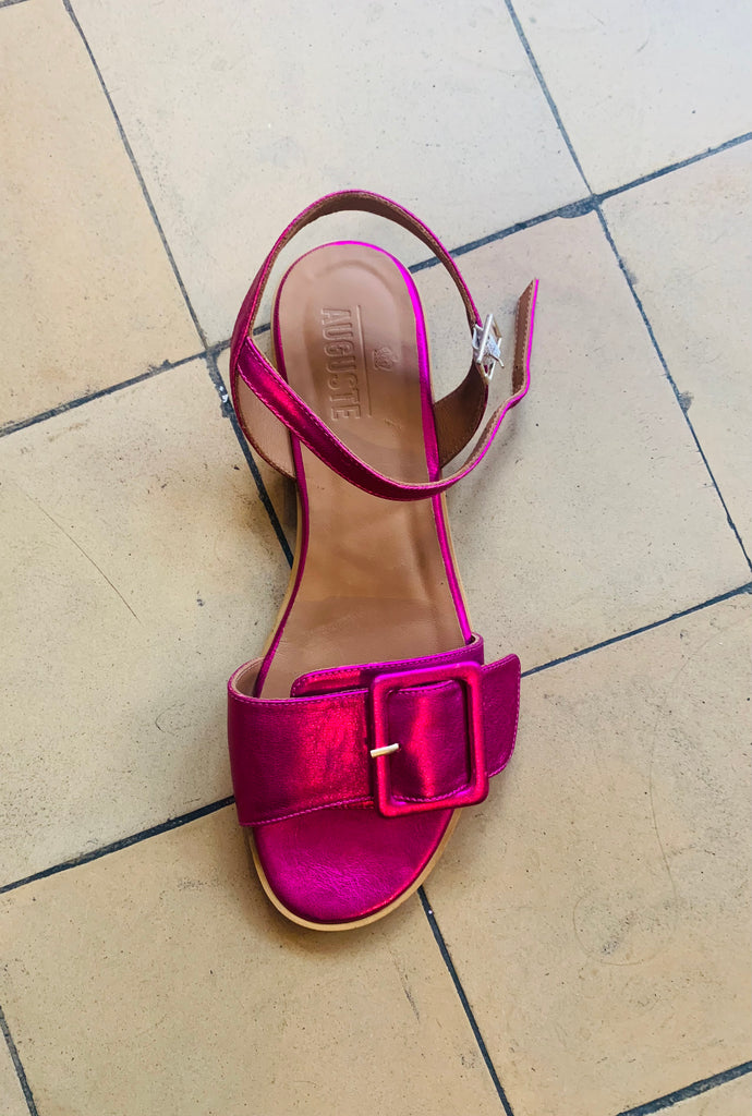 Pink Metallic Sandal