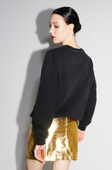 IMPREVU glitter zwart sweatshirt