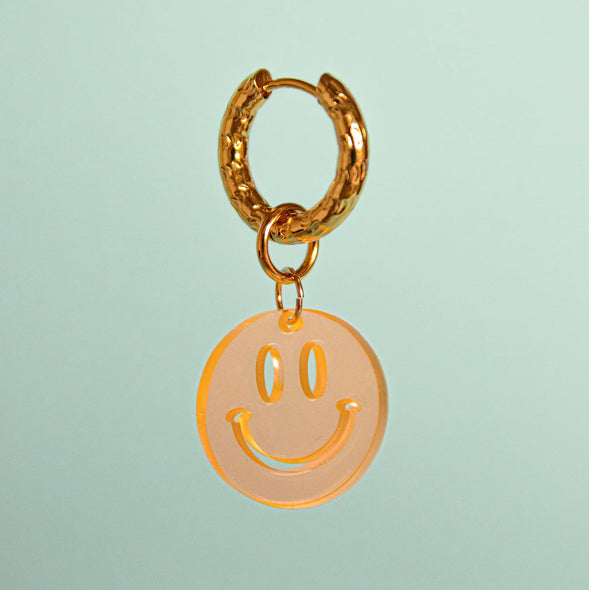 Light orange smiley hoop