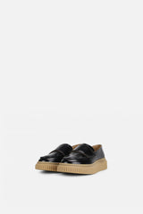 CONTOUR | POLIDO LEATHER LOAFERS - BLACK