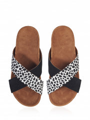 Leather Cheeta Sandals