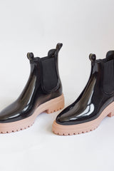 Walker Vegan Black/Pink Low Boots