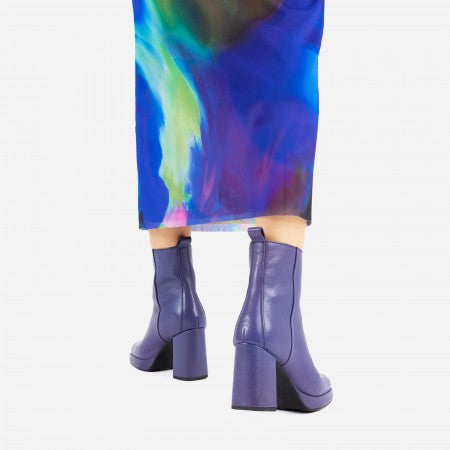 Melanie Ankle Boots Purple
