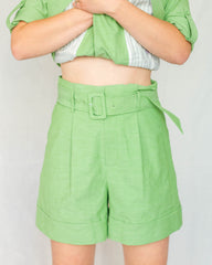Grassgreen shorts by Lily Apparel