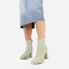 Melanie Pastel Green Boots