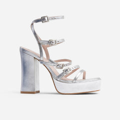 New Spice Silver Sandals