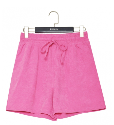 Shorts Pink Corduroy